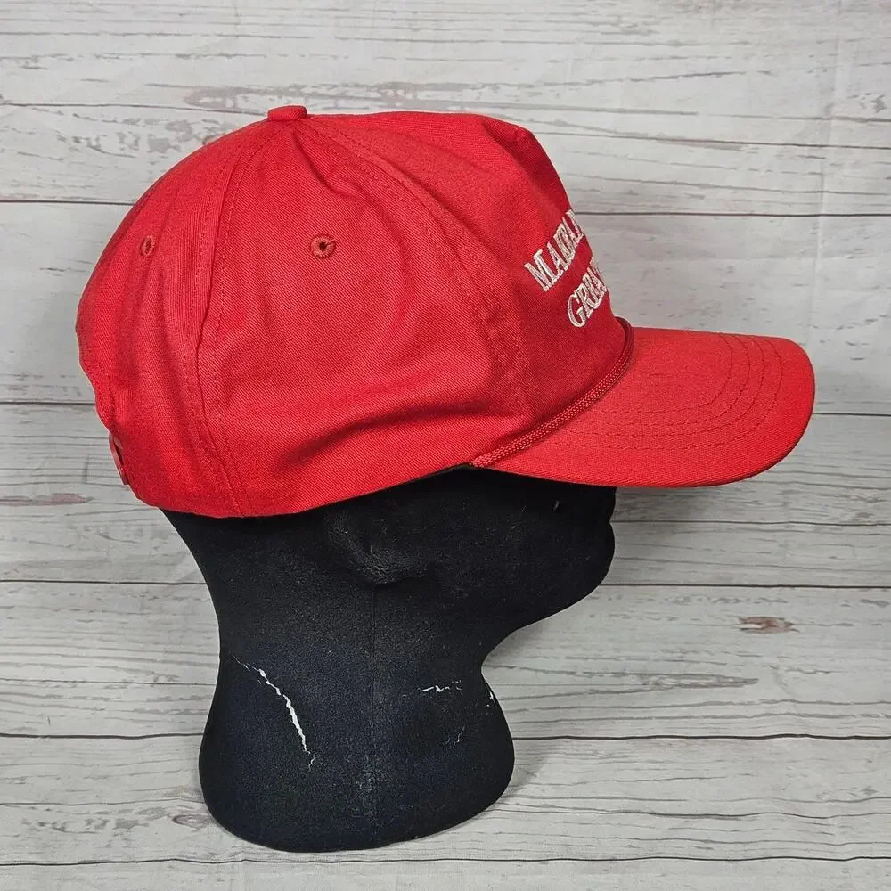 Cali-Fame MAGA Make America Great Again Baseball Cap Red Snapback Men's USA